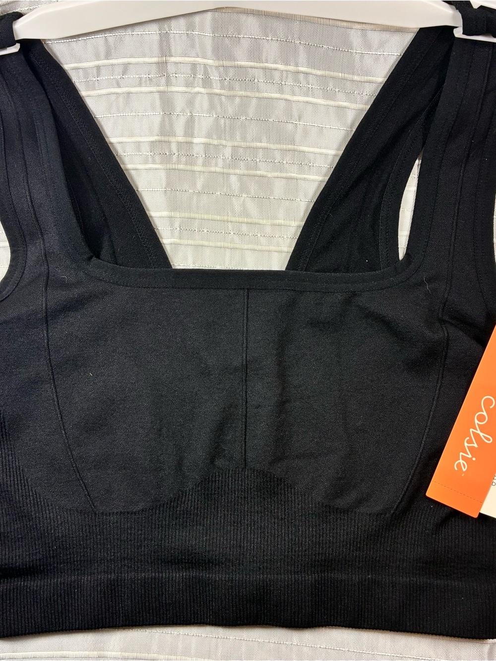 Target Colsie Black Seamless Support Sports Bra